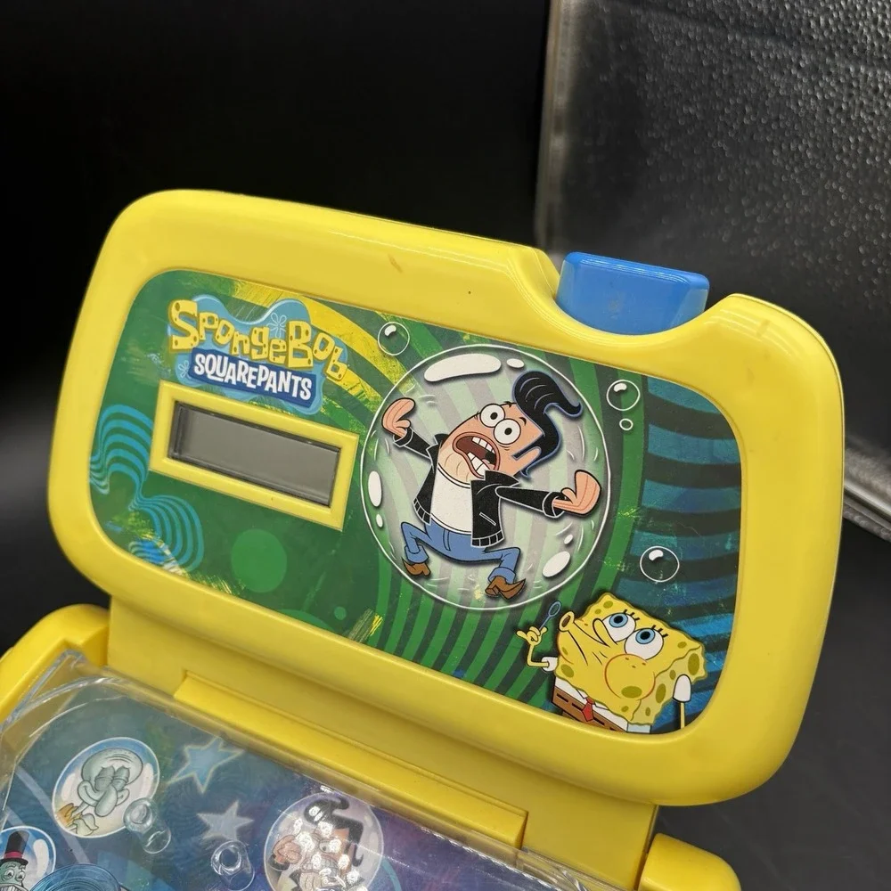 Vtg 2004 SpongeBob SquarePants Pinball Alley Tabletop Game Works